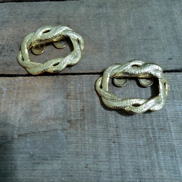 shoe clips  mid century lot of 3  Musi/2  acrylic/1  dress up preppy loafer chic - Picture 5 of 9